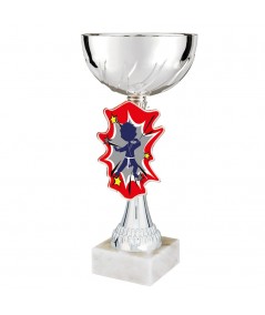 Coppa in plexiglass per premiazione bambini karate- arti marziali